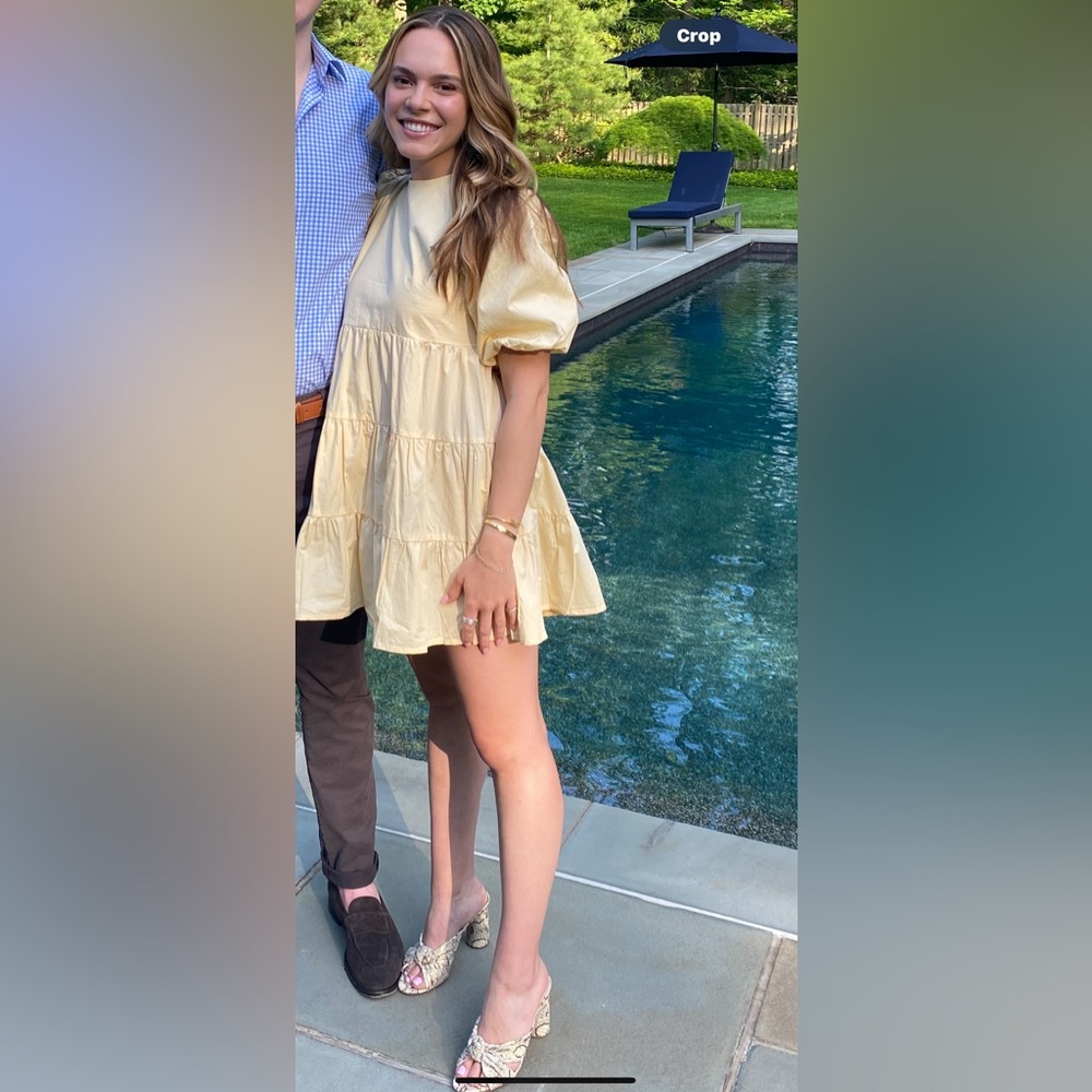 Faithful the Brand mini Yellow dress